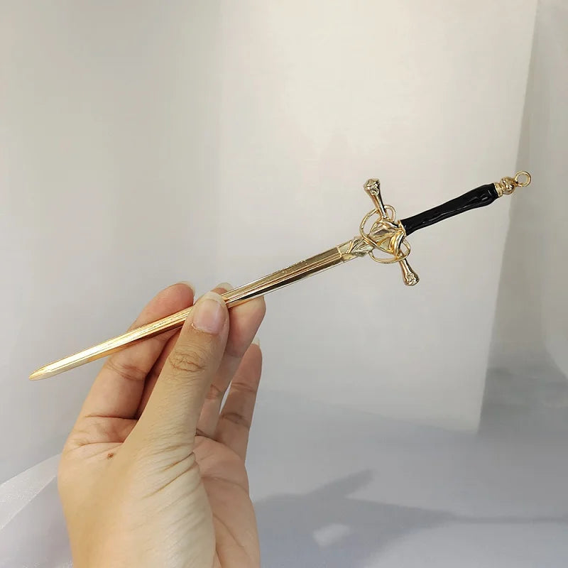 2026 New Chinese Hairpin Hair Stick Rose Flower Crystal Branch Metal Texture Vintage Hair Accessories for Women Headwear Jewelry