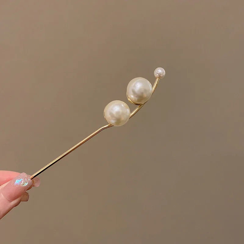 2026 New Chinese Hairpin Hair Stick Rose Flower Crystal Branch Metal Texture Vintage Hair Accessories for Women Headwear Jewelry
