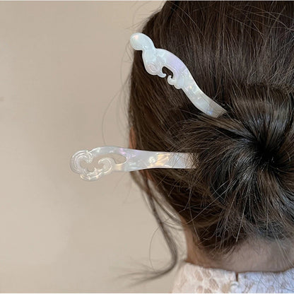 Vintage Chinese Style Hair Sticks Acetate Chopstick Plate Hair For Women Hairpins Hair Clips Wedding Jewelry Hair Accessories