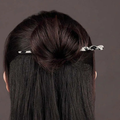 Vintage Chinese Style Hair Sticks for Women Girls Fashion Acetate Chopstick Shaped Hair Clips Pins Jewelry Hair Accessories