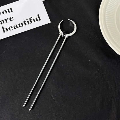 Punk Metal Liquid Butterfly Hair Sticks Hairpins for Women Vintage Chinese Style Rose Flower Hair Clips Pins Hair Accessories
