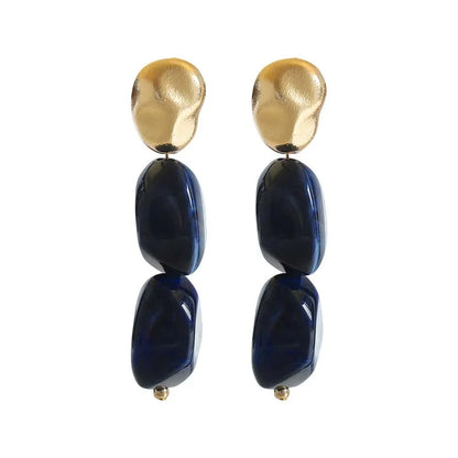 Bohemian Irregular Pendant Earrings For Women For Women Brown Resin Dangle Earrings Temperament Banquet Jewelry Gifts