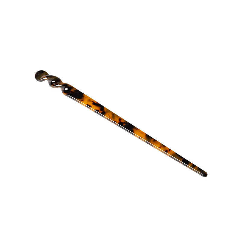 Vintage Chinese Style Hair Sticks for Women Girls Fashion Acetate Chopstick Shaped Hair Clips Pins Jewelry Hair Accessories