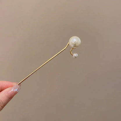 2026 New Chinese Hairpin Hair Stick Rose Flower Crystal Branch Metal Texture Vintage Hair Accessories for Women Headwear Jewelry