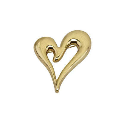2026 New Trendy Heart-Shaped Irregular Brooches for Women Men Personality Coat Suit Ornament Buckles Jewelry Office Party Gifts