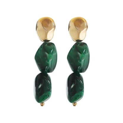 Bohemian Irregular Pendant Earrings For Women For Women Brown Resin Dangle Earrings Temperament Banquet Jewelry Gifts