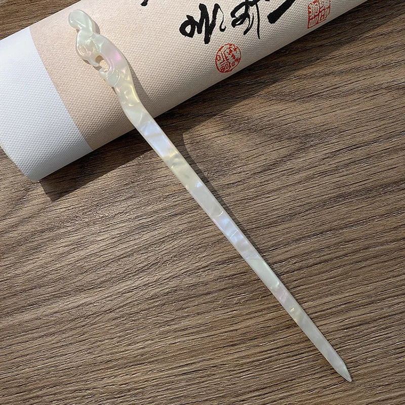 Vintage Chinese Style Hair Sticks Acetate Chopstick Plate Hair For Women Hairpins Hair Clips Wedding Jewelry Hair Accessories